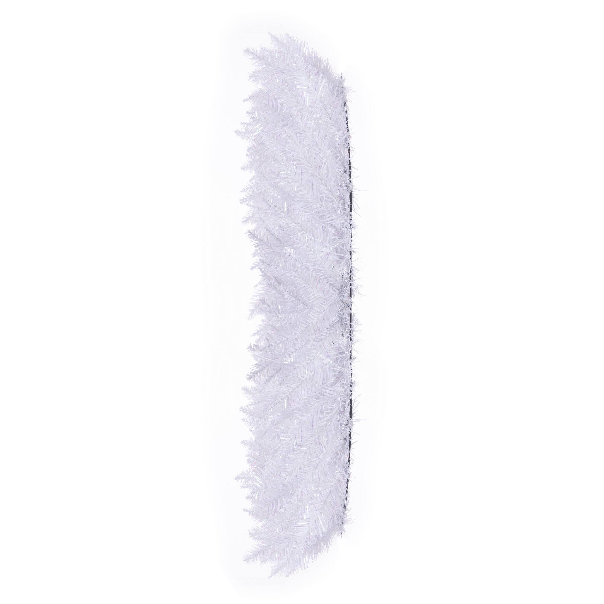 48" Sparkle White Spruce Christmas Wreath